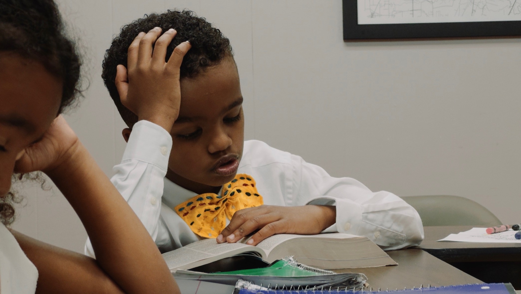 Child reading the Bible