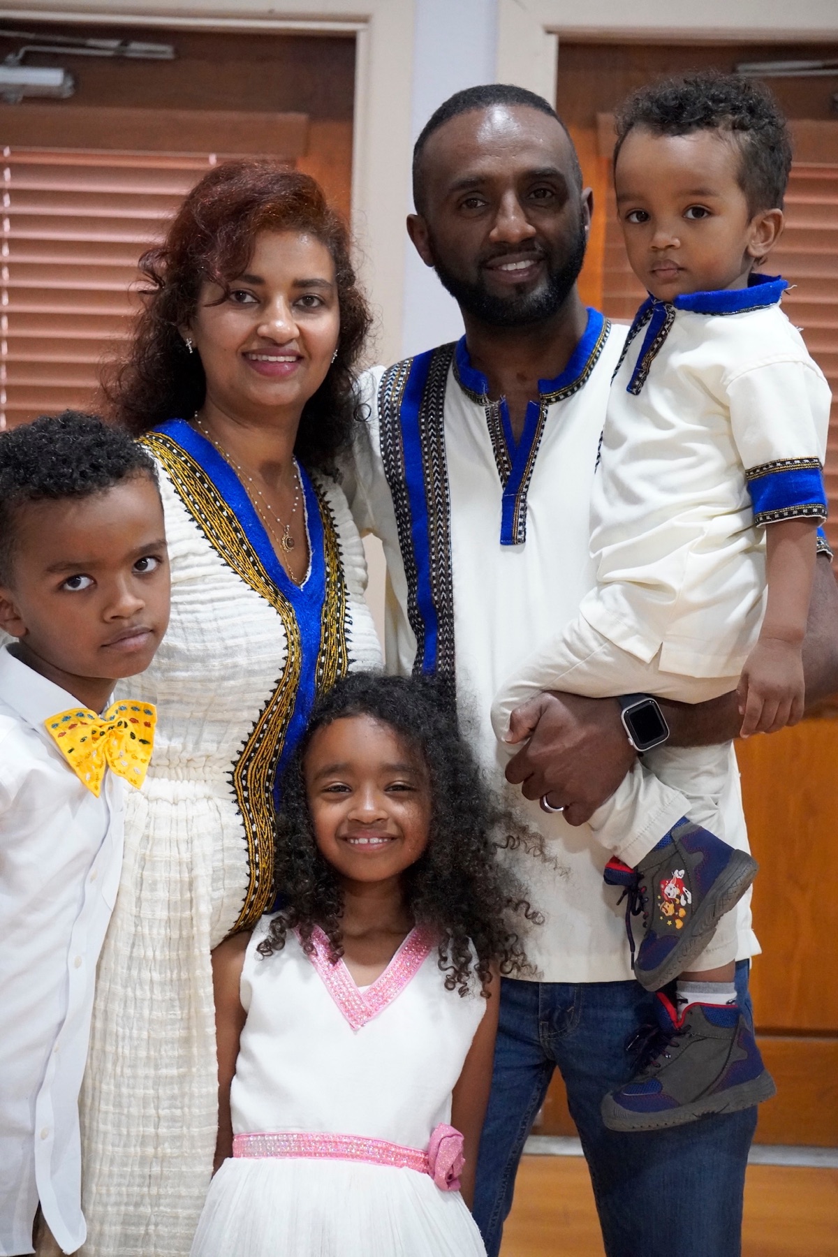 Church family group portrait