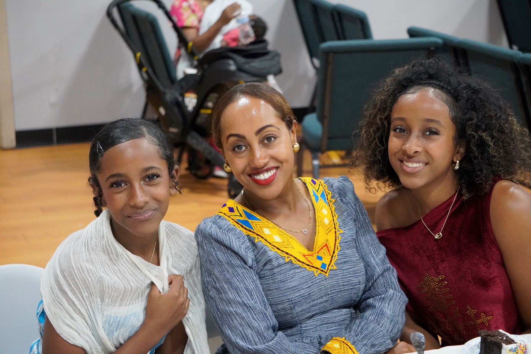 Family fellowship after church